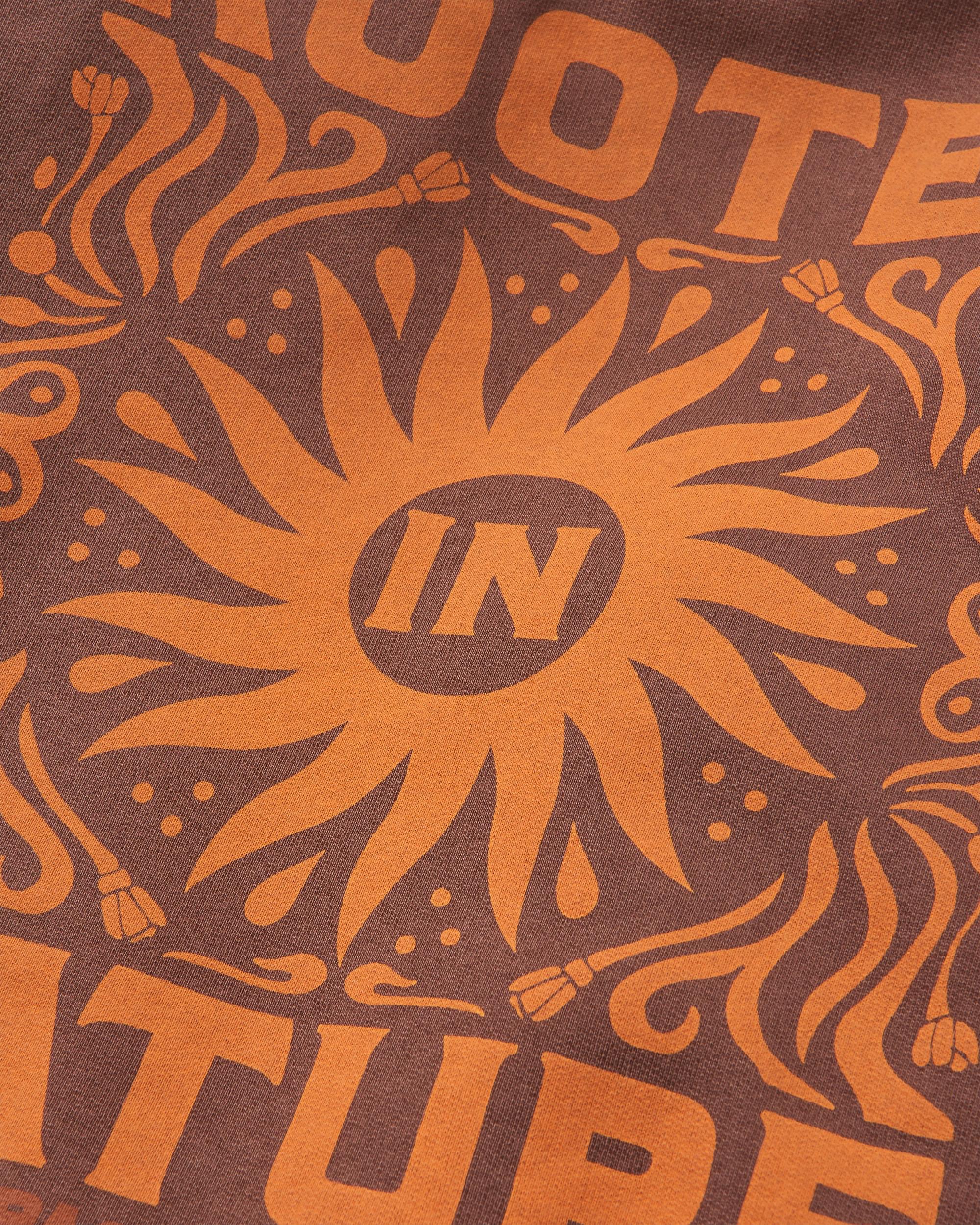 Rooted In Nature Hoodie - Chestnut - Flatlay