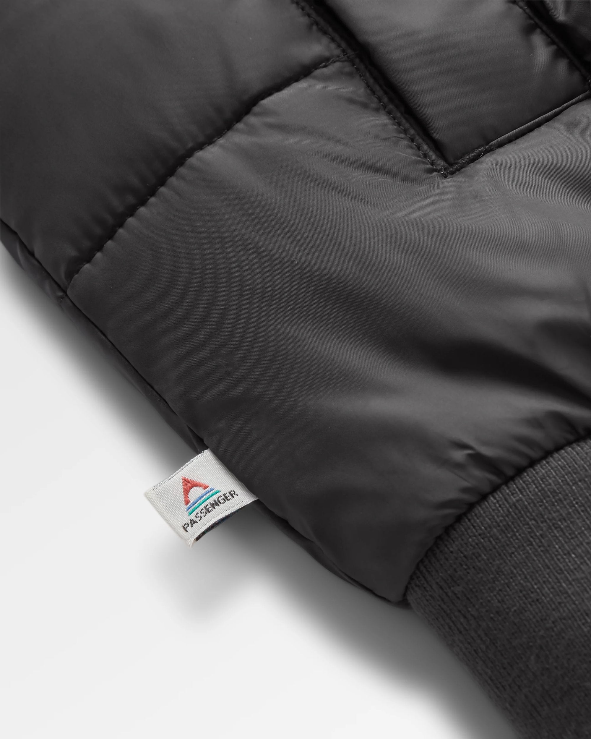 Journey Recycled Insulated Jacket - Black/Khaki - Flatlay