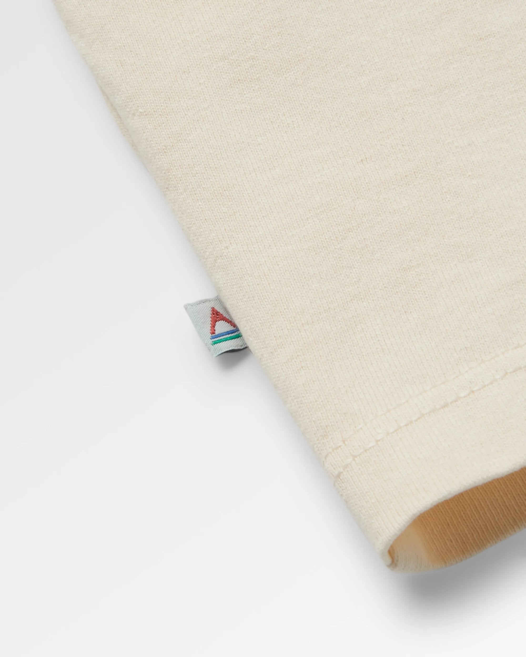 Roam Wild Recycled Cotton Oversized LS T-Shirt - Birch - Flatlay