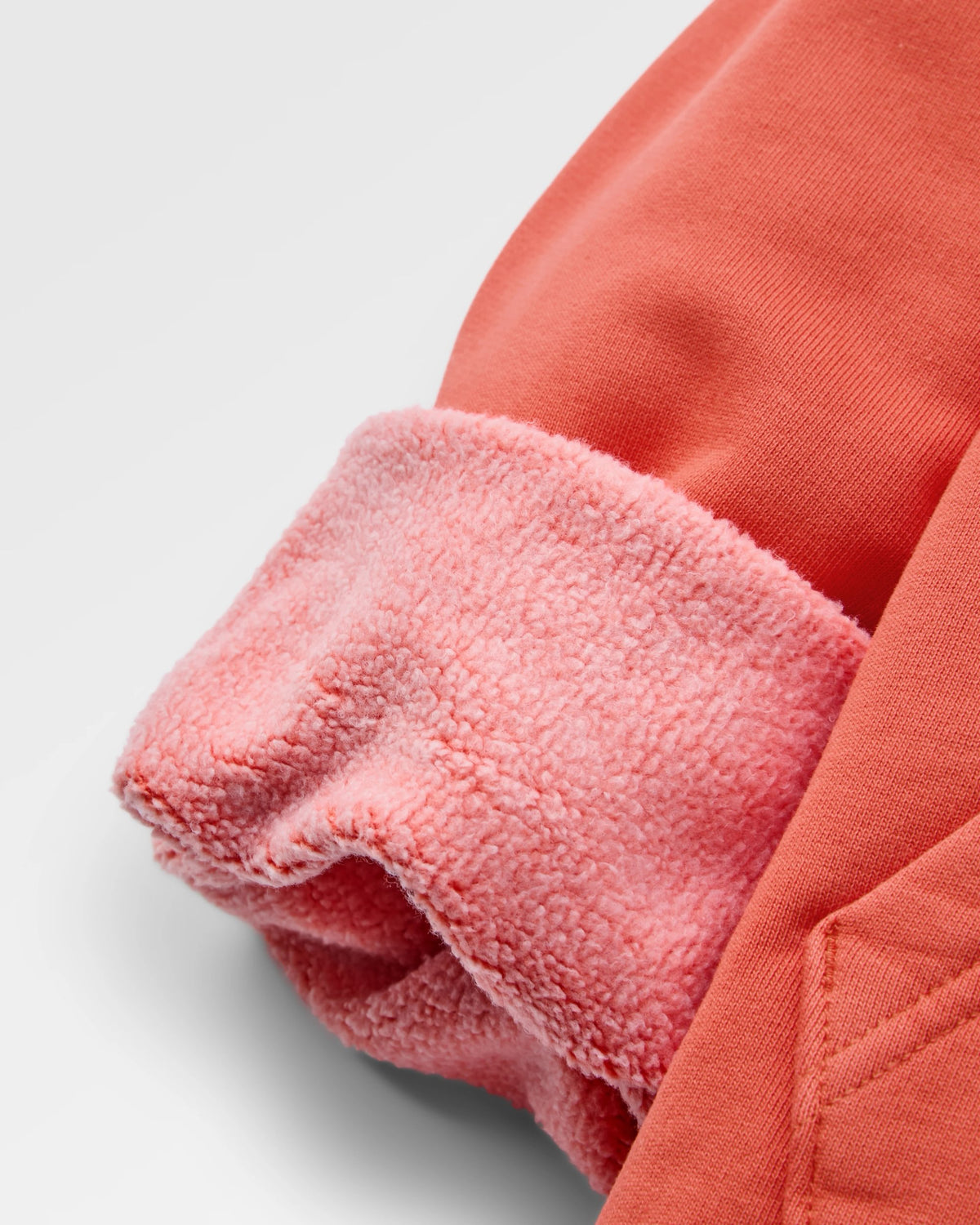 Downtime Heavyweight Hoodie - Ember Orange - Flatlay