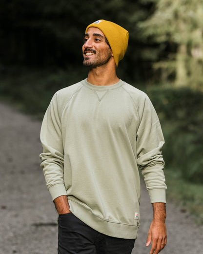 Heritage Recycled Cotton Sweatshirt - Pistachio