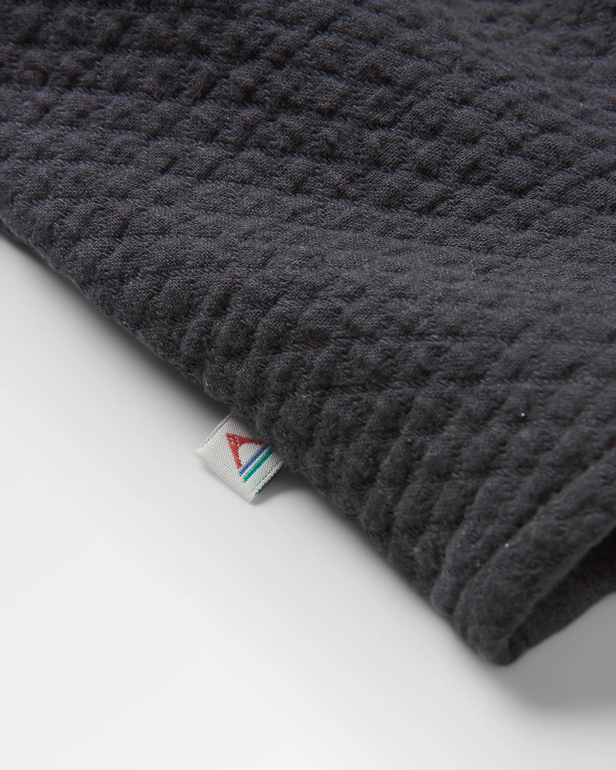 Petal Organic Cotton LS Top - Black - Flatlay