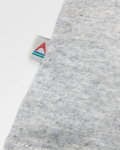 Papercut Recycled Cotton LS T-Shirt - Grey Marl - Flatlay