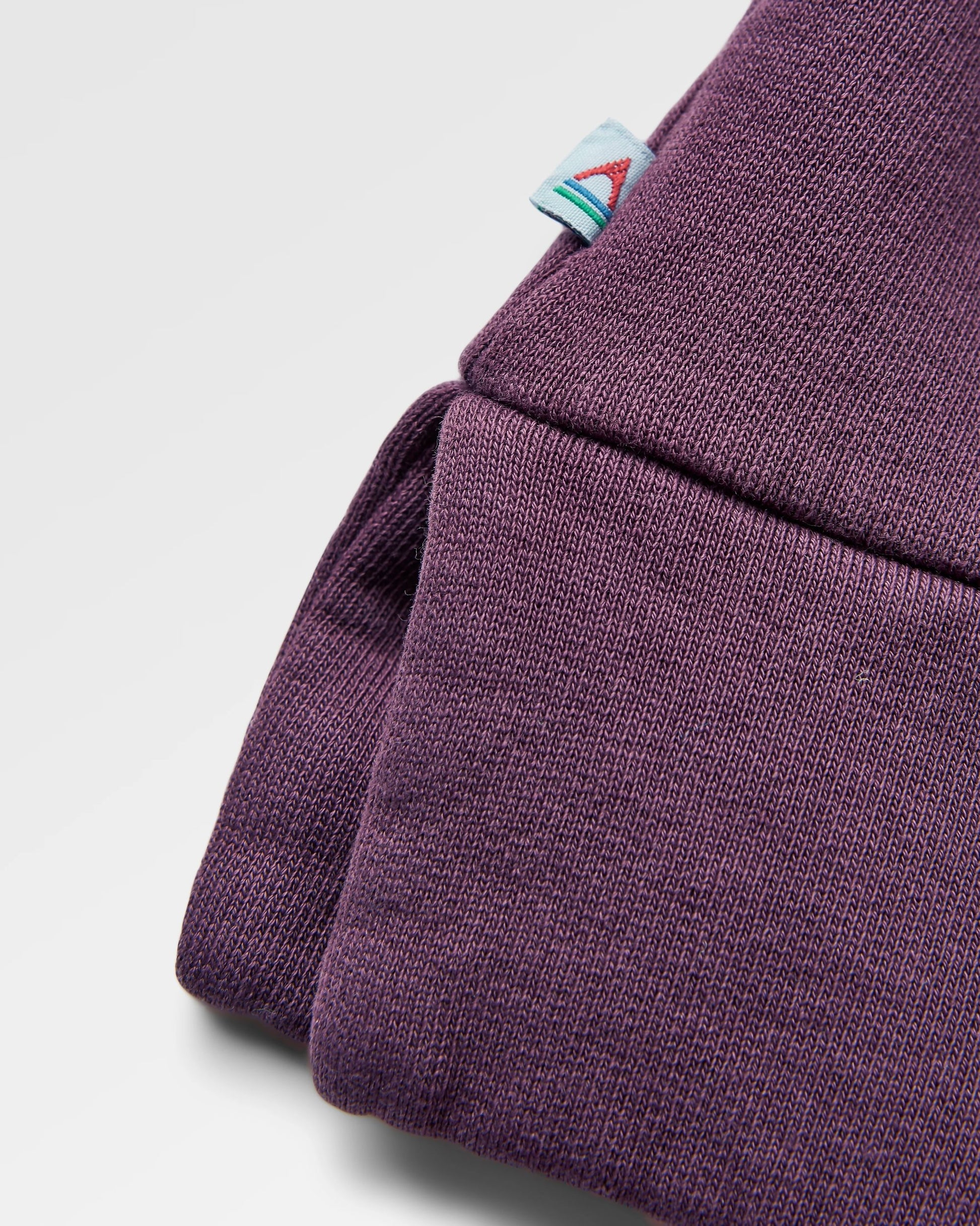 Outlook Recycled Cotton Hoodie - Deep Plum