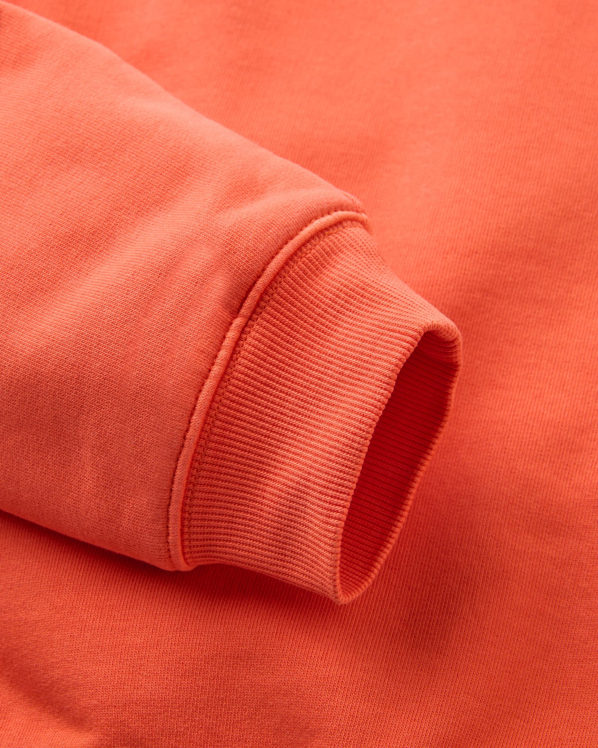Downtime Heavyweight Sweatshirt - Ember Orange - Flatlay