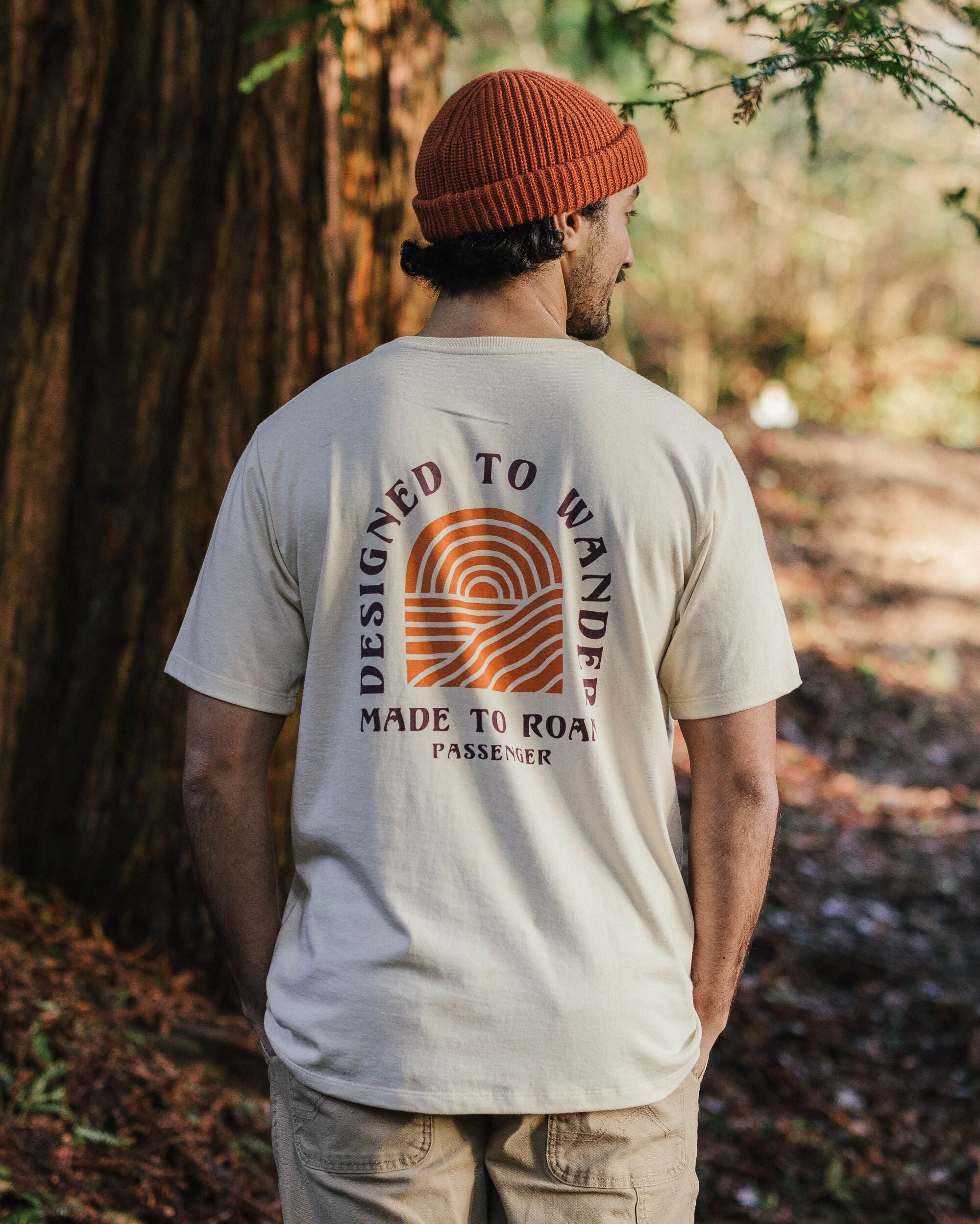 Sundown Recycled Cotton T-Shirt - Birch - Lifestyle