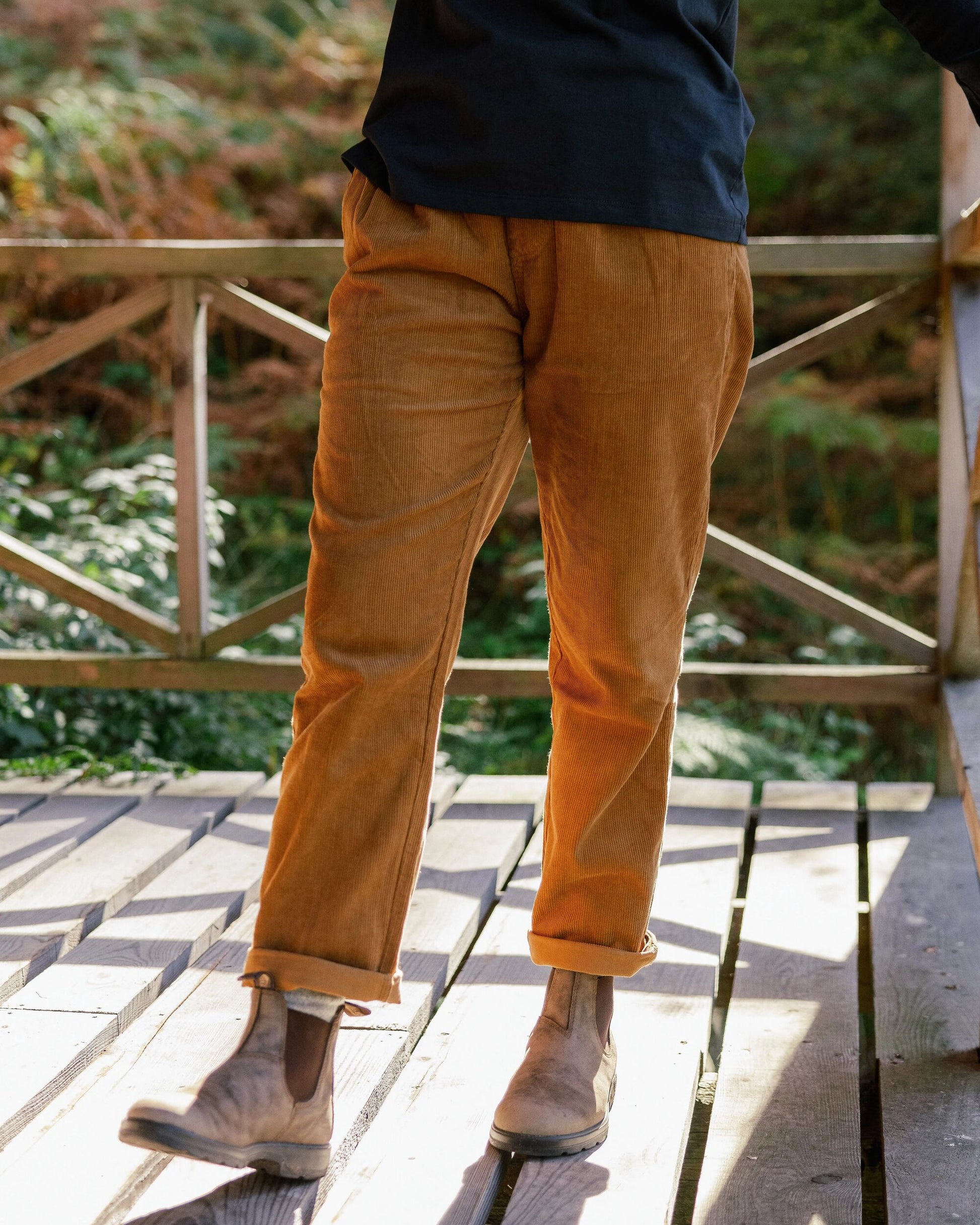 Compass Recycled Corduroy Trouser - Coconut