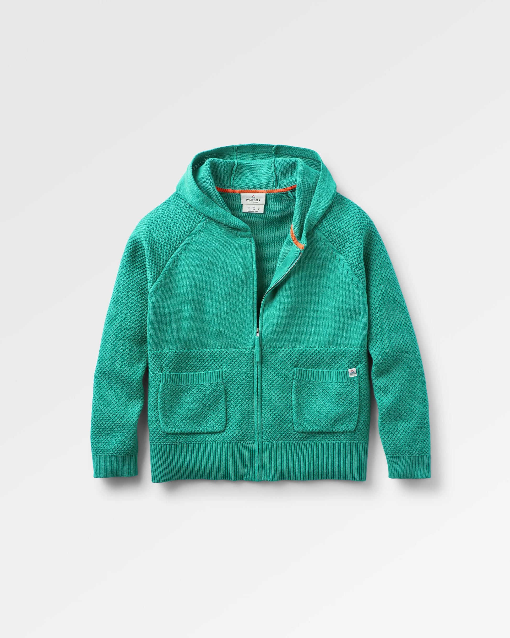 Cove Recycled Knitted Zip Hoodie - Greenlake