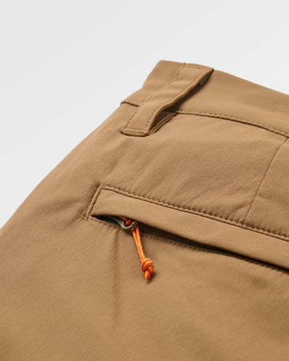 365 All Purpose NetPlus® Short - Caramel Brown - Flatlay