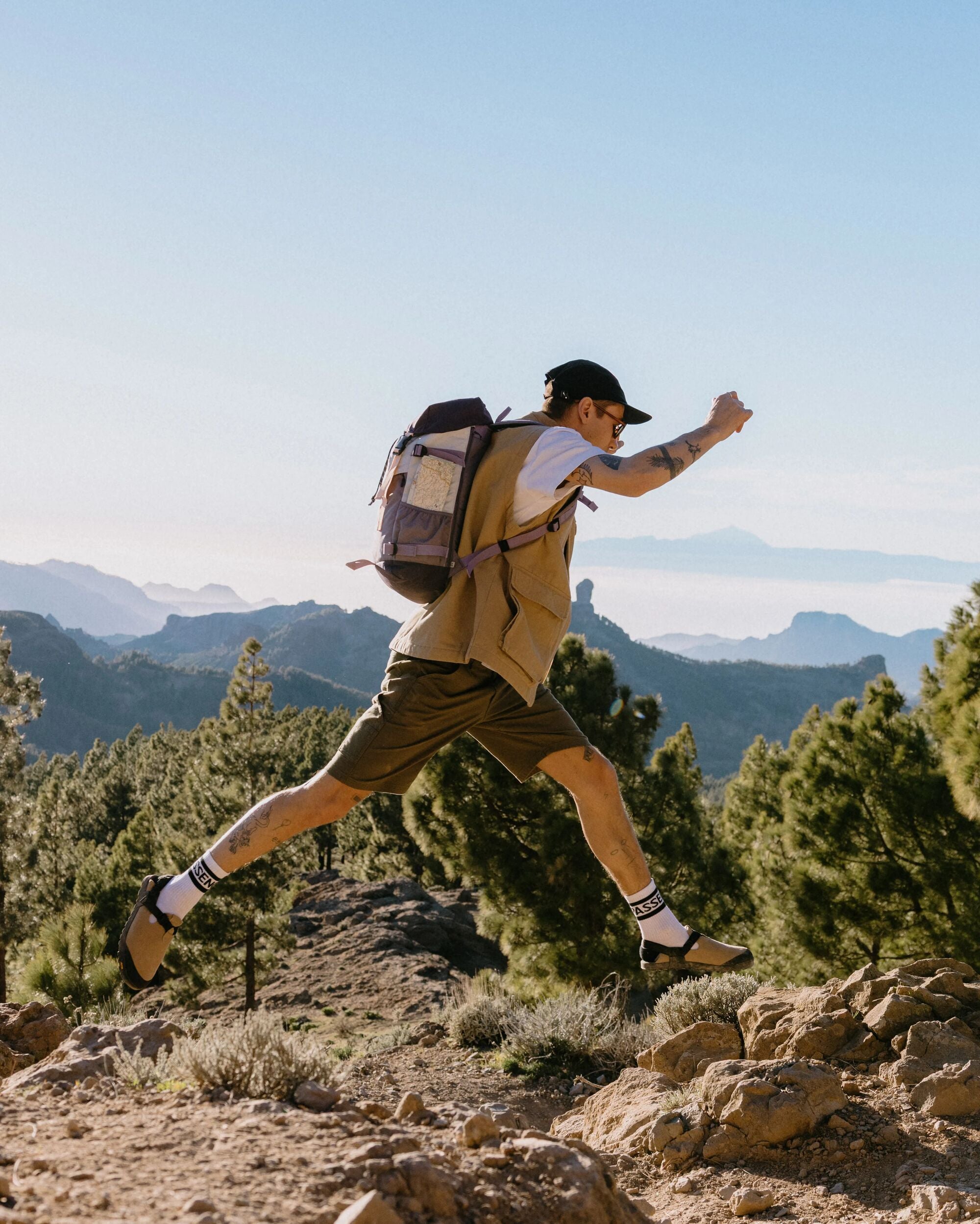 Boondocker 26L Backpack - Heather/ Deep Purple - Lifestyle