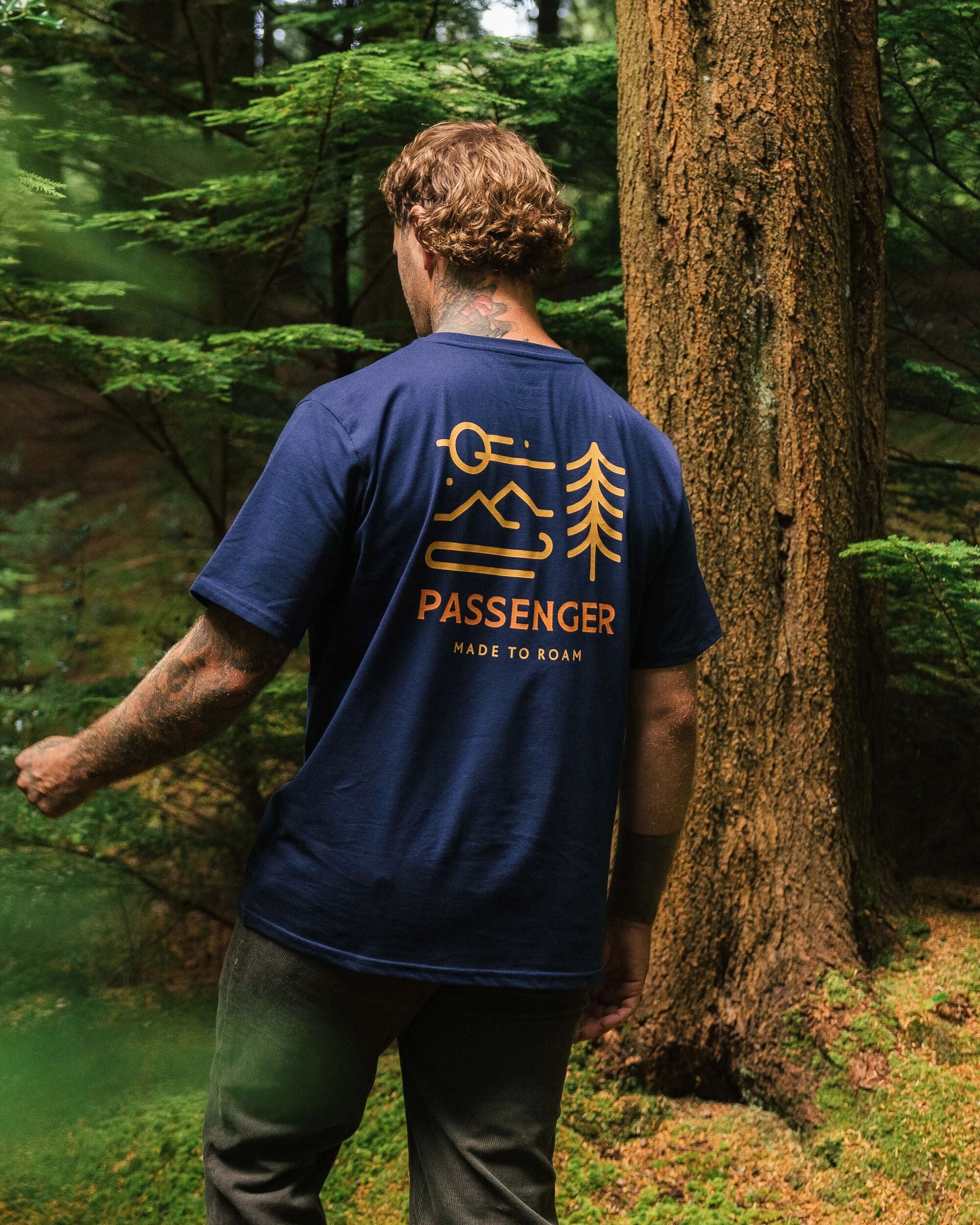 Phoenix Organic Cotton T-Shirt - Rich Navy - 