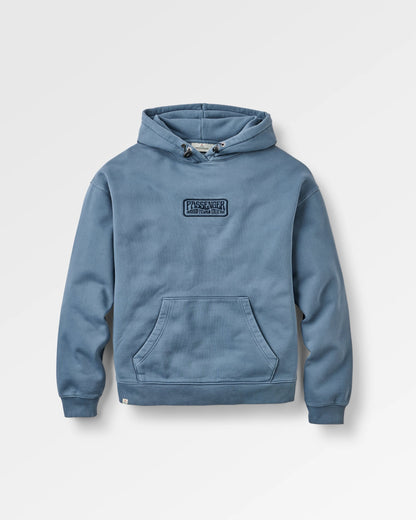 Boundless Relaxed Fit Hoodie - Stormy Blue - Flatlay
