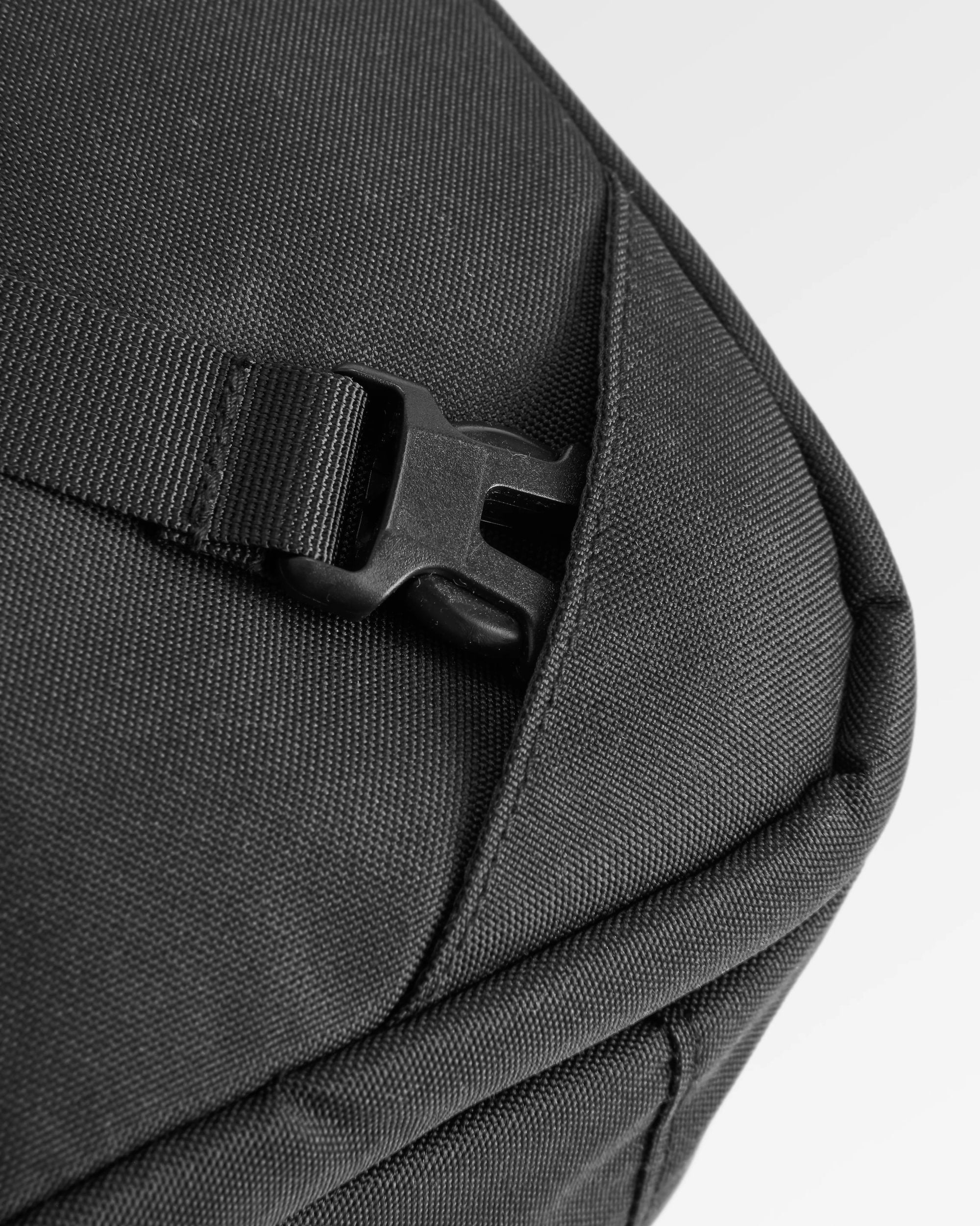 Stratos Duffel Backpack - Black - Flatlay