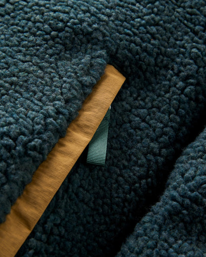 Valiant Deep Pile Fleece - Dark Fern  - Flatlay