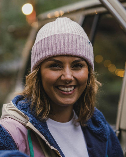 Fisherman Marl Beanie - Pink Haze - Lifestyle - Female