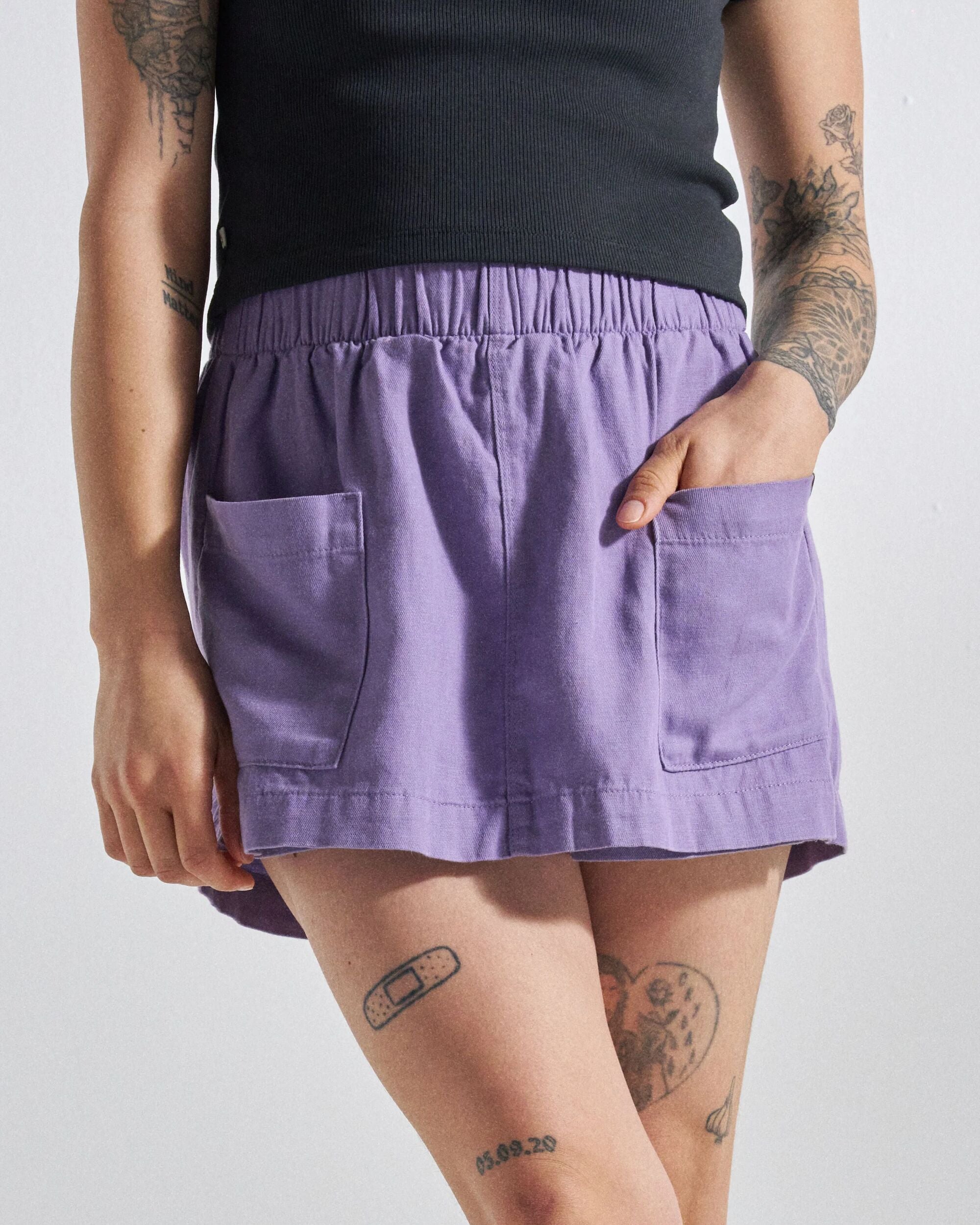 Whirl Lightweight Skort - Purple Haze - Studio Model