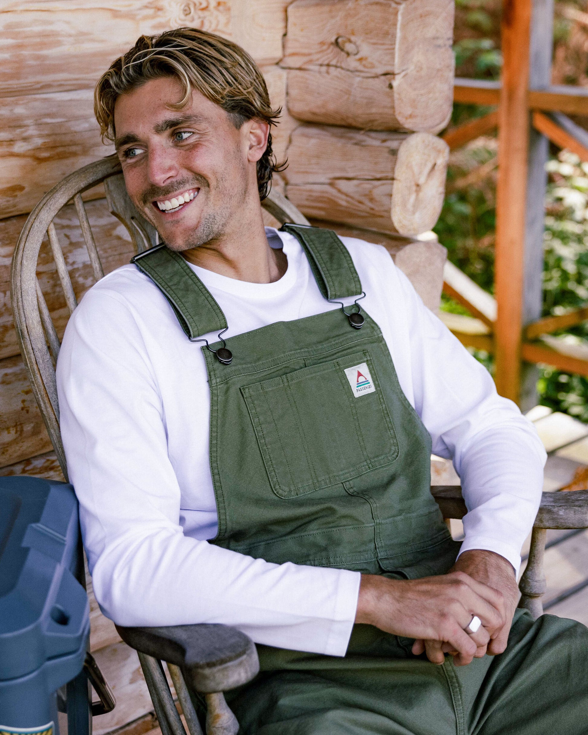 Vantage 2.0 Organic Cotton Dungaree - Khaki - Lifestyle