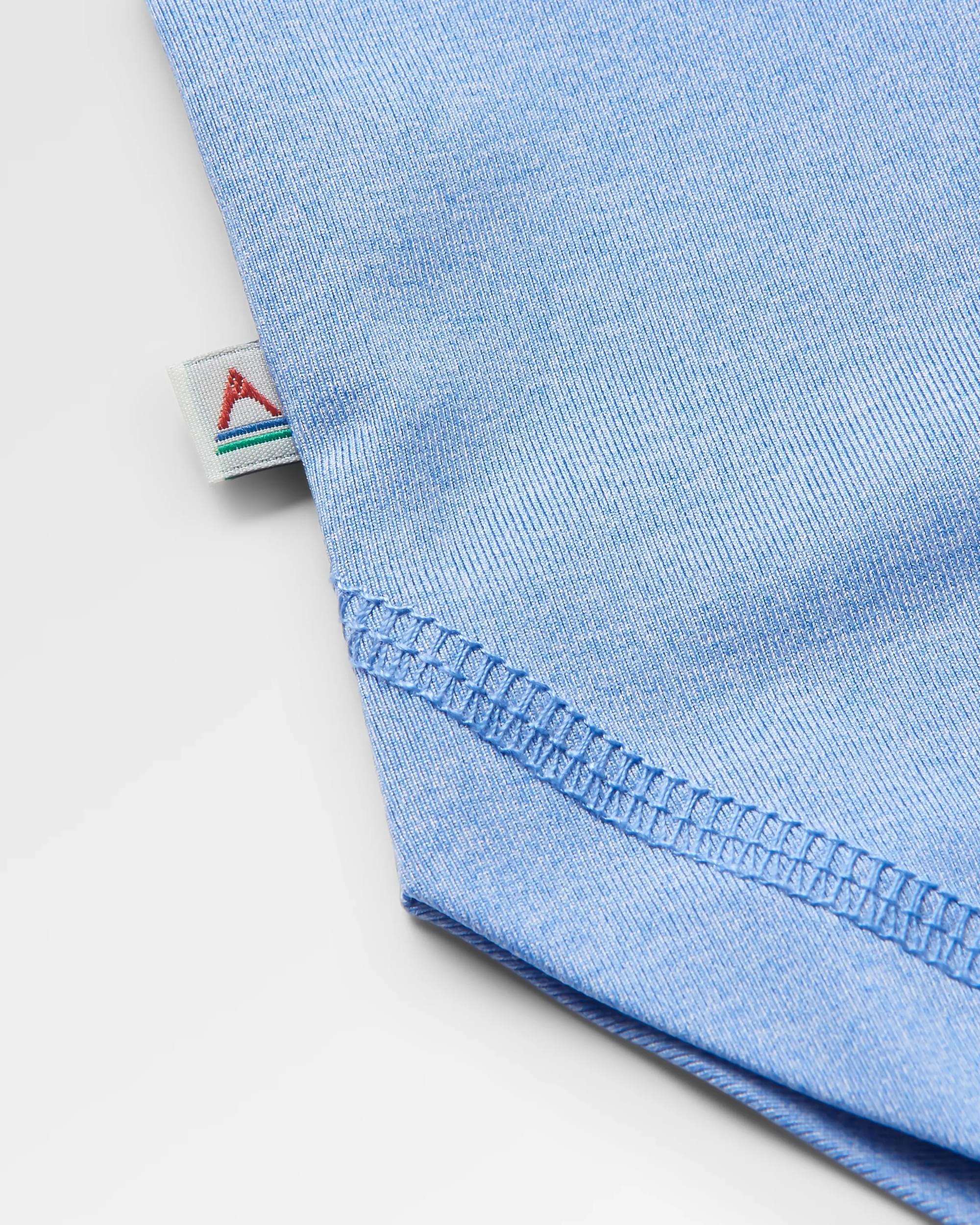 Twist Recycled Marl Active Vest - Cornflower Marl - Flatlay