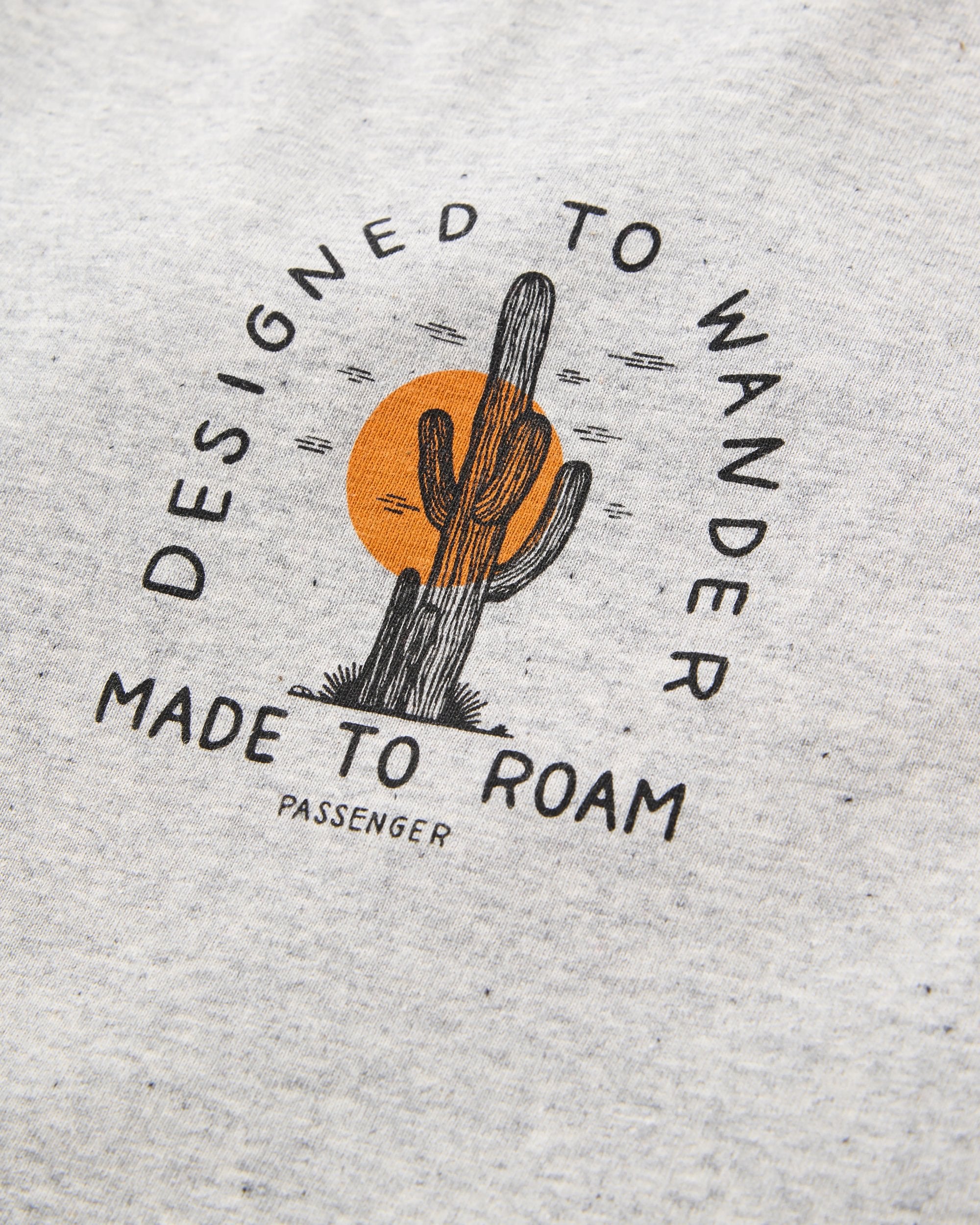 Riser LS T-Shirt - Grey Marl - Flatlay