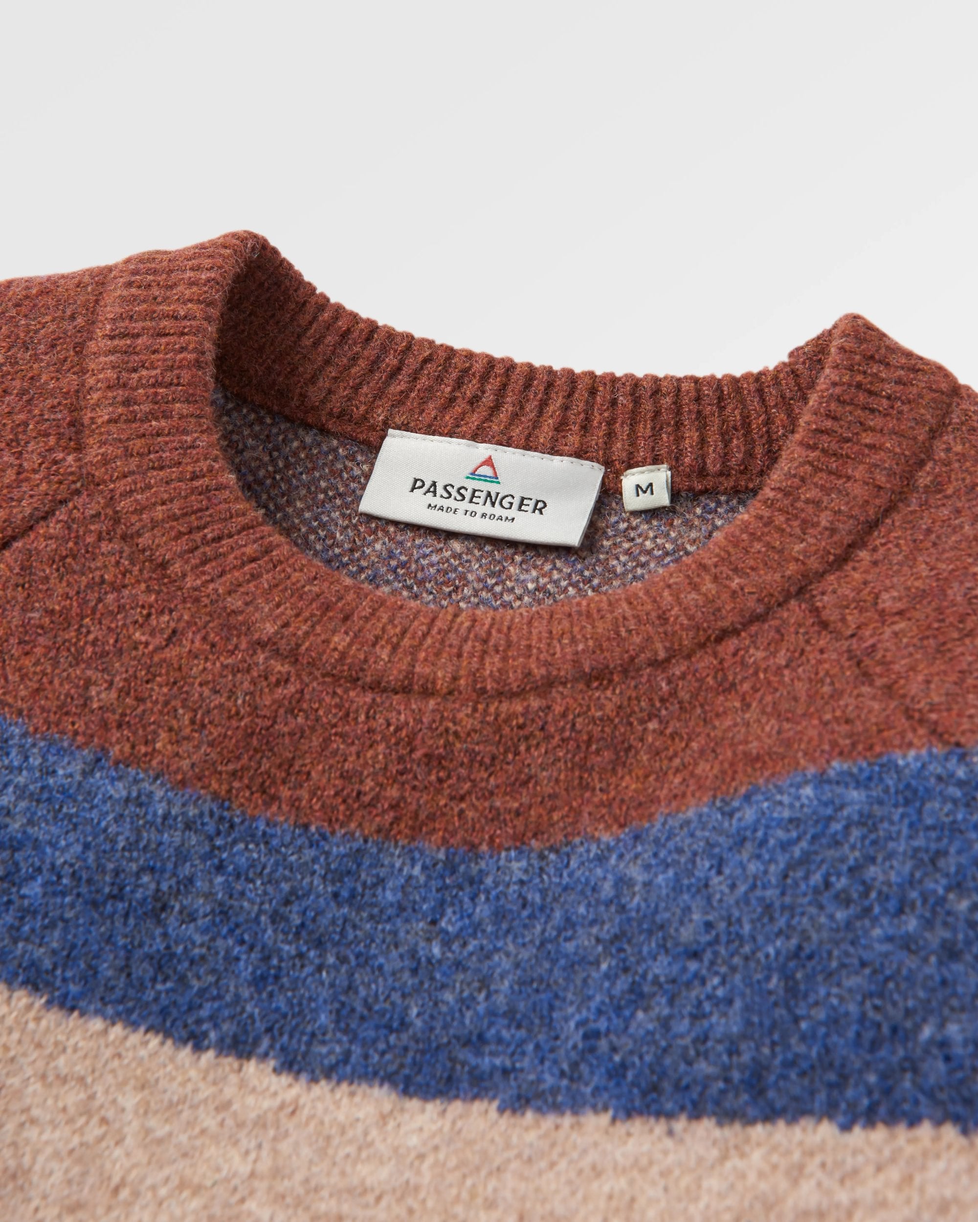 Panorama Knitted Jumper - Scenic Toffee - Flatlay