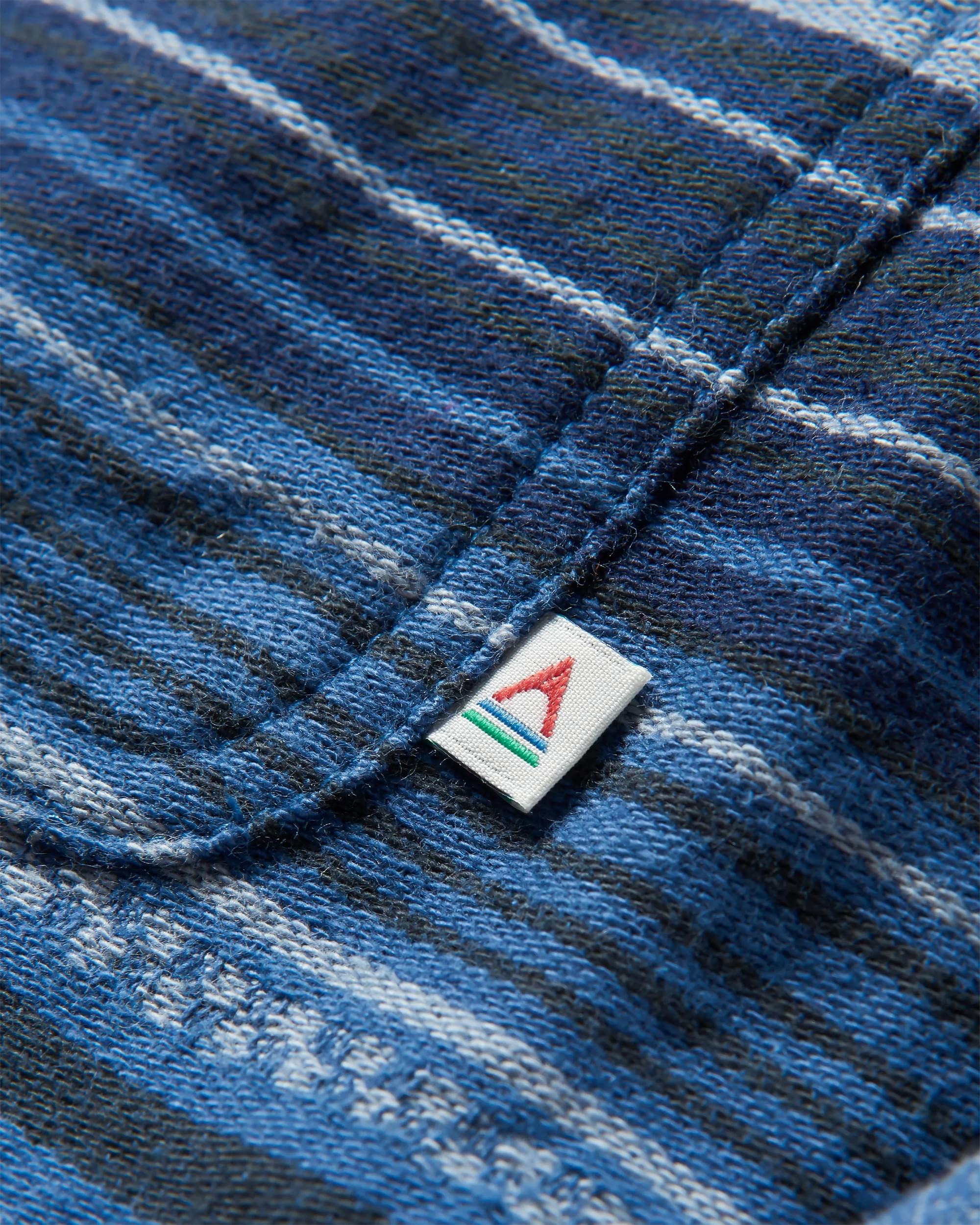 Slowdown Heavyweight Overshirt - Dark Denim - Flatlay