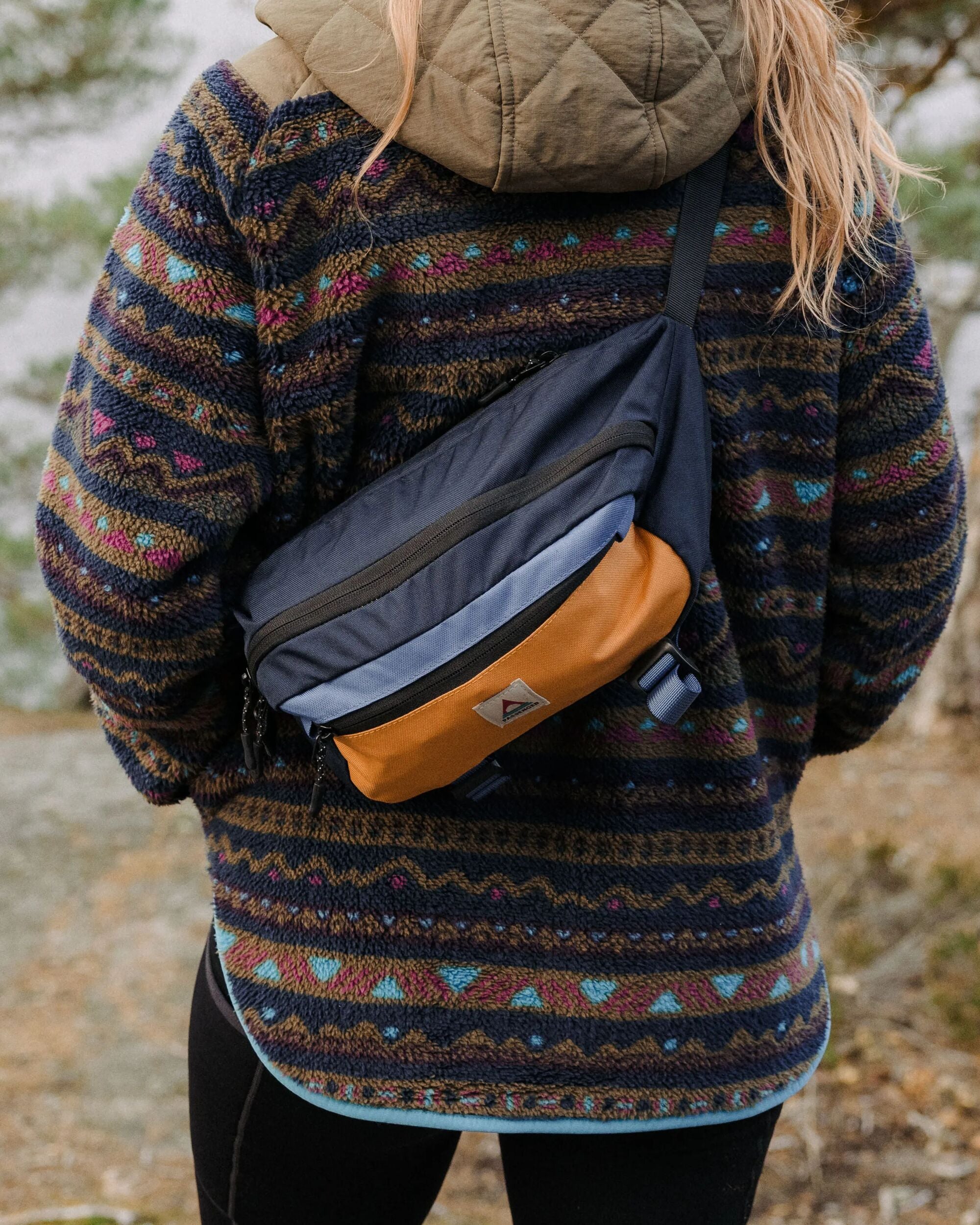 Boondocker Recycled Hip Pack - Honey/Dark Denim/Rich Navy - Lifestyle - Female