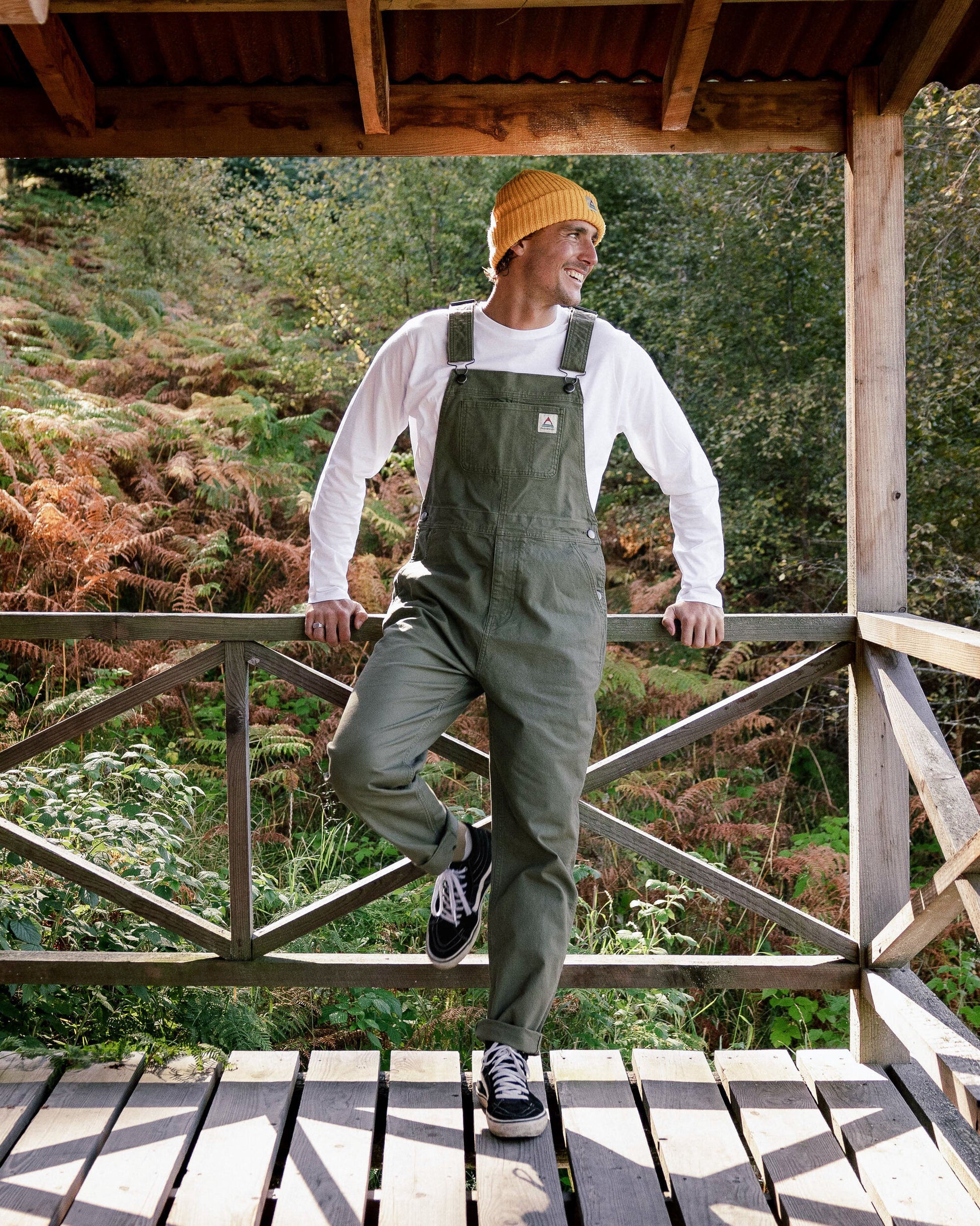Vantage 2.0 Organic Cotton Dungaree - Khaki - Lifestyle
