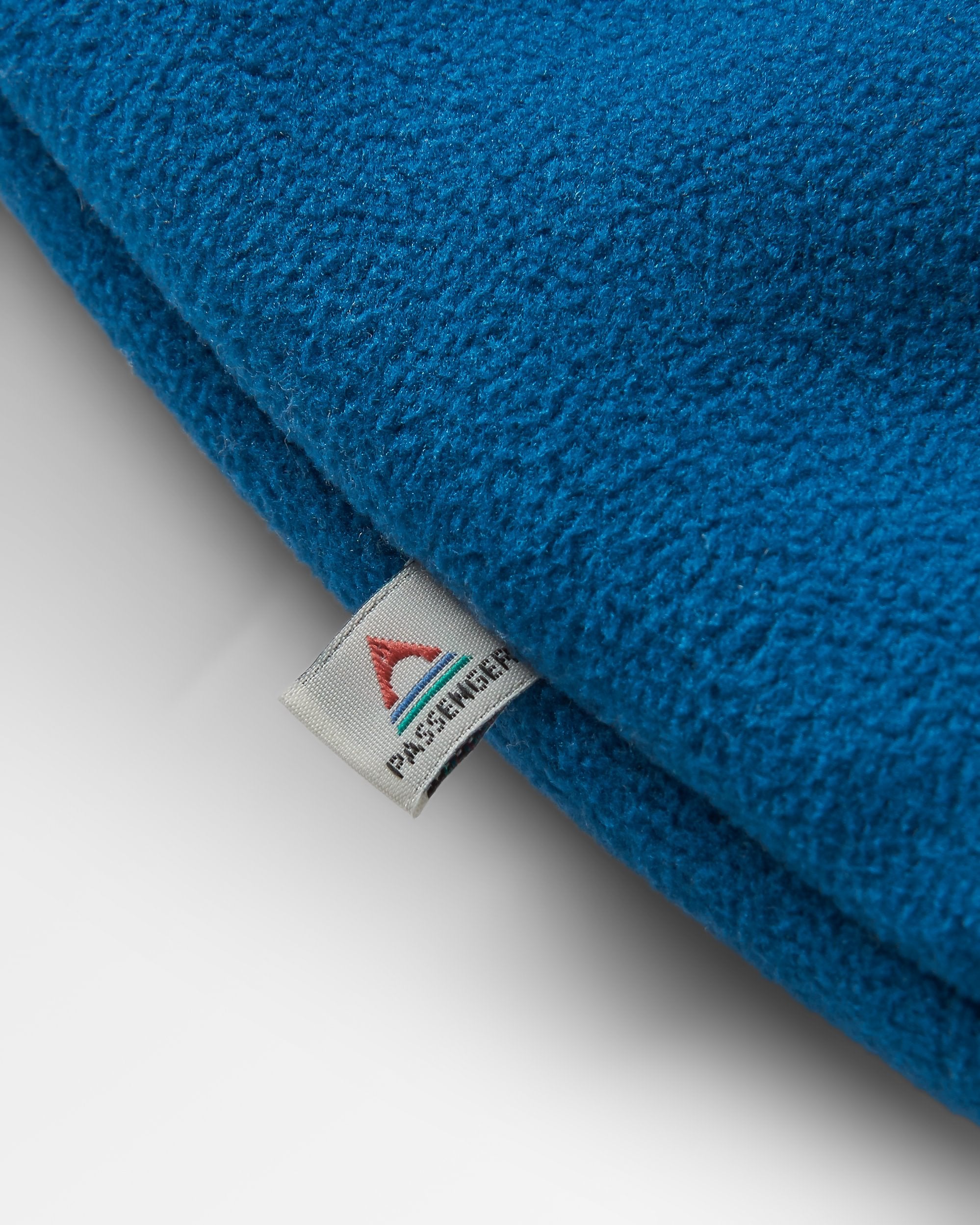 Nestling Recycled Polar-Lined Sherpa Fleece - Tidal Blue - Flatlay