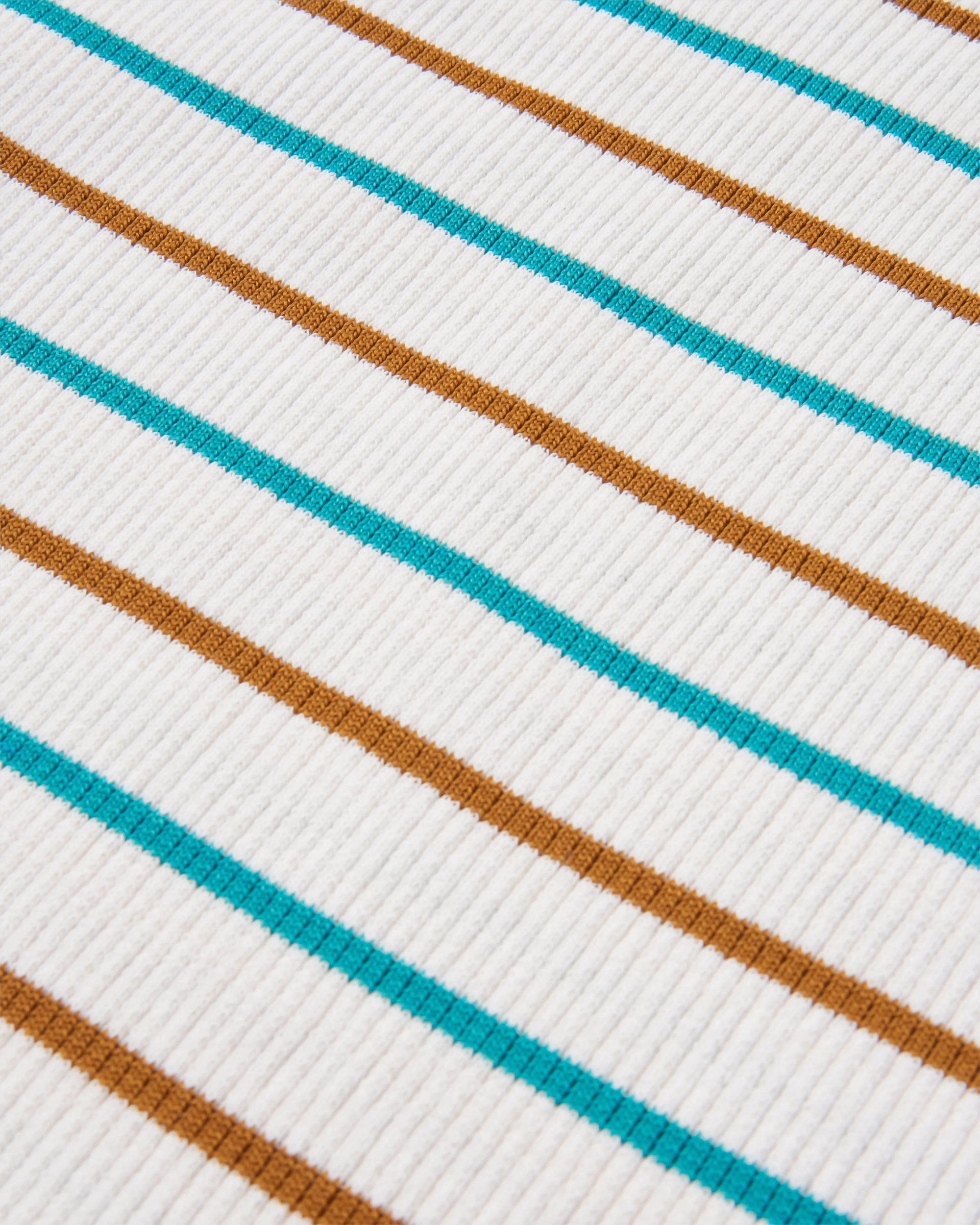 Out There Ribbed Vest - Spruce Yellow/Aqua Stripe - Flatlay