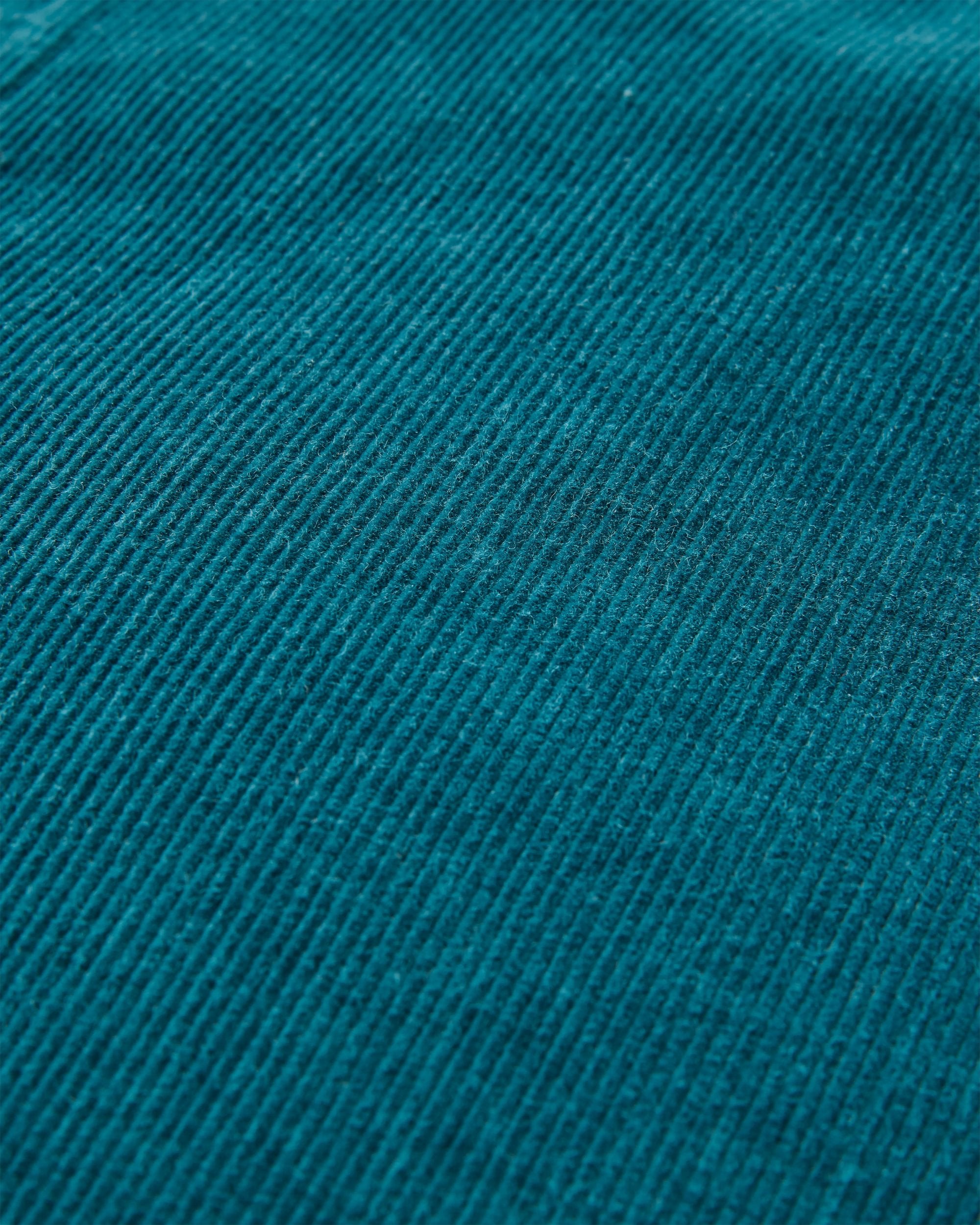 Meadows Organic Cotton Corduroy Dungarees - Tidal Blue - Flatlay