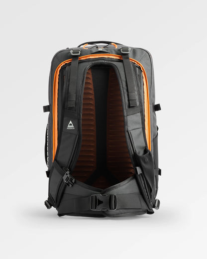 Atlas Recycled Backpack Duffel - Black - Flatlay