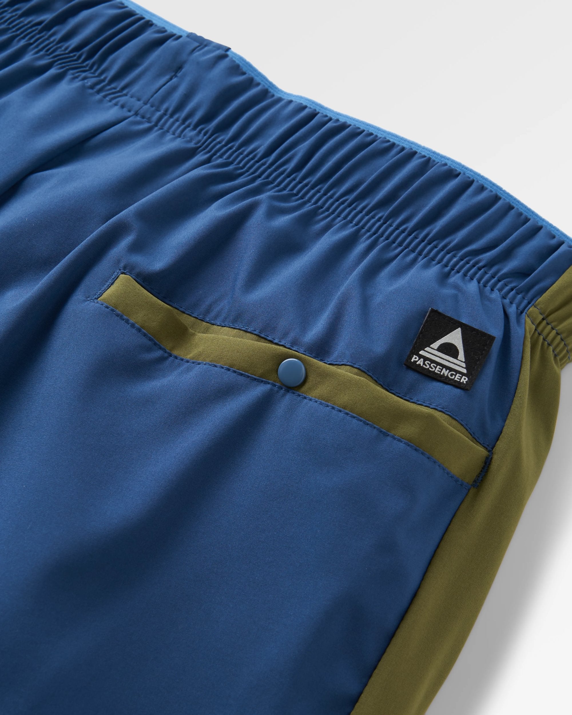 Swift Recycled Trail Short - Dark Denim - Flatlay