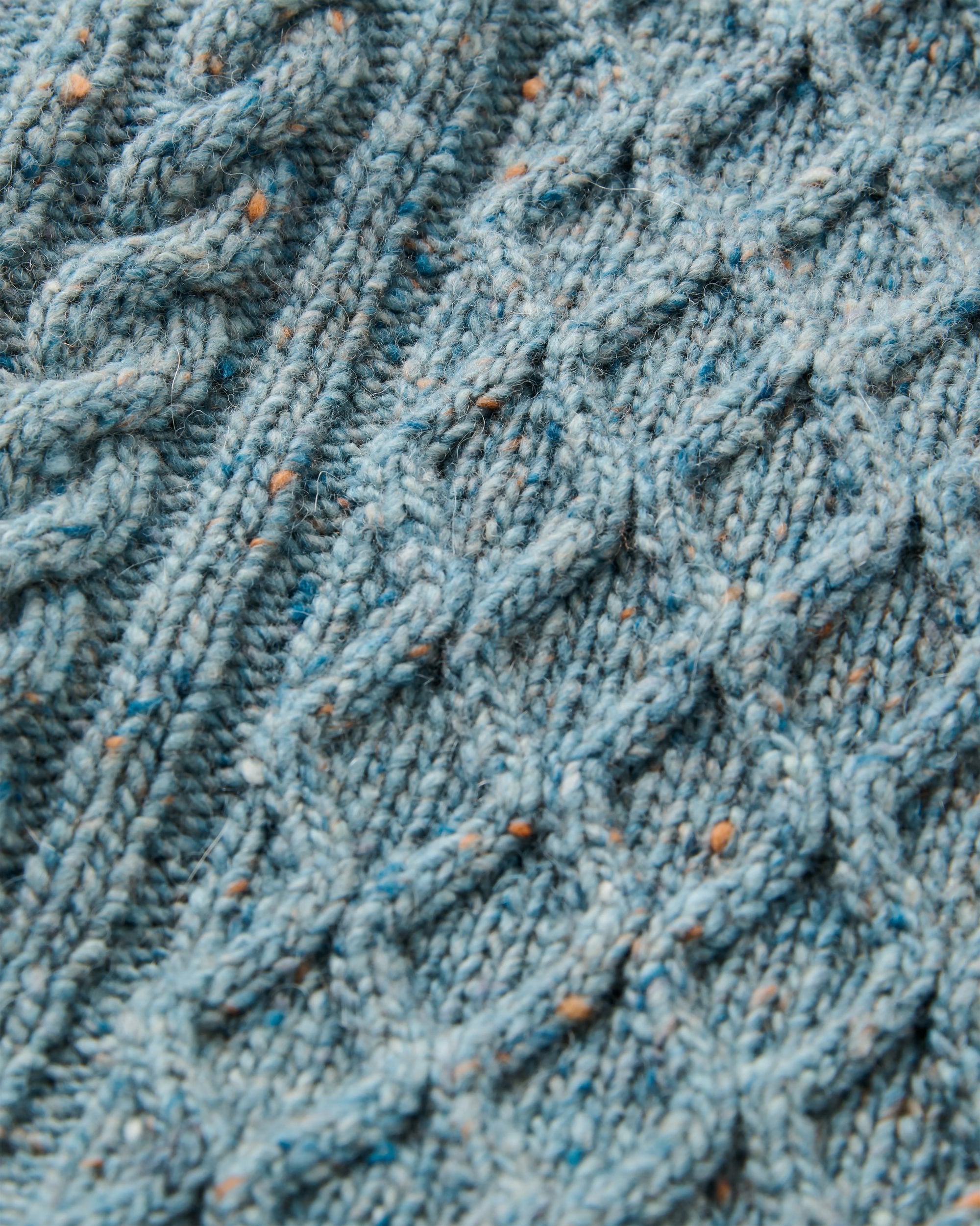 Sandbar Recycled Knitted Jumper - Arctic - Flatlay