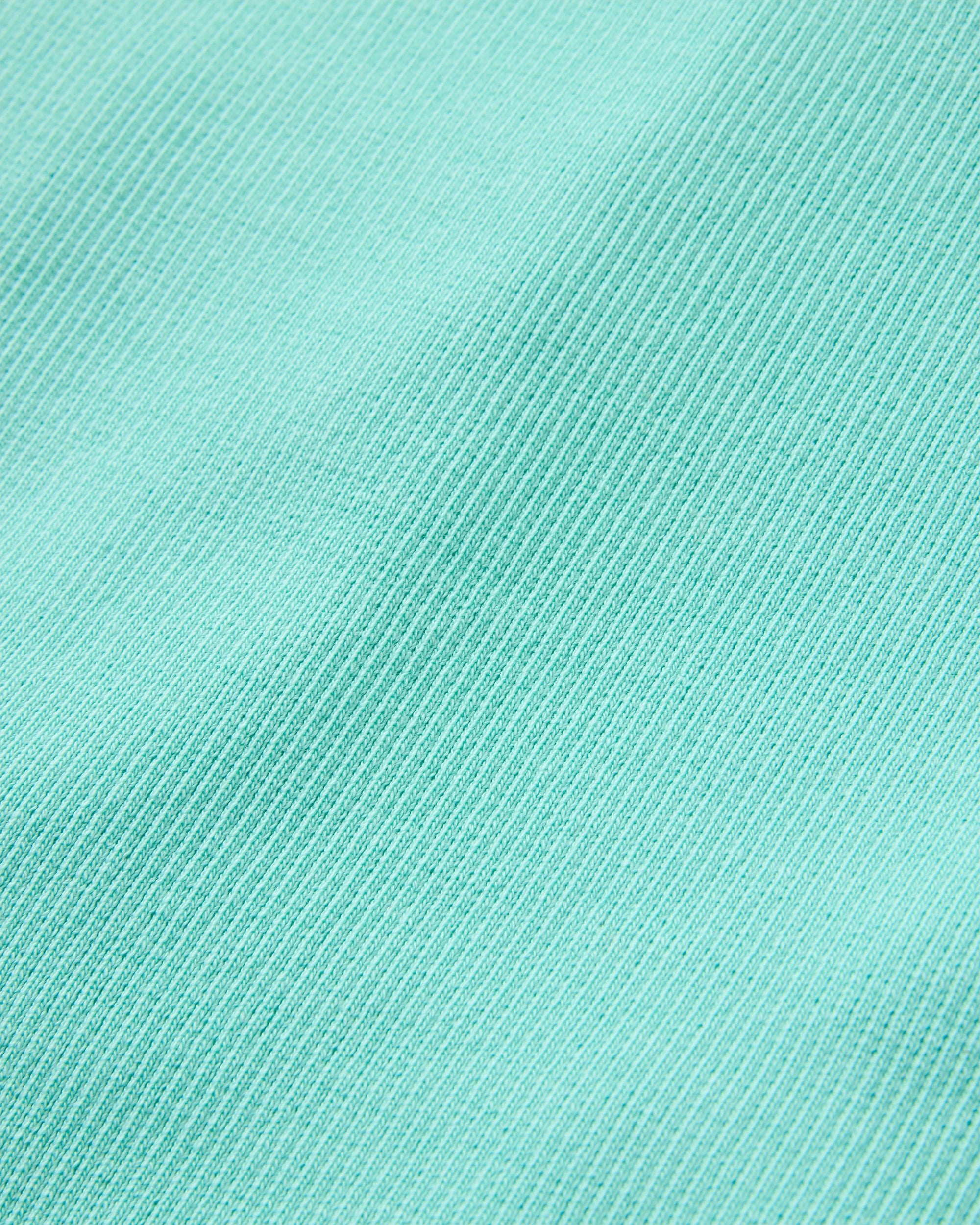 Out There Ribbed T-Shirt - Aqua - Flatlay