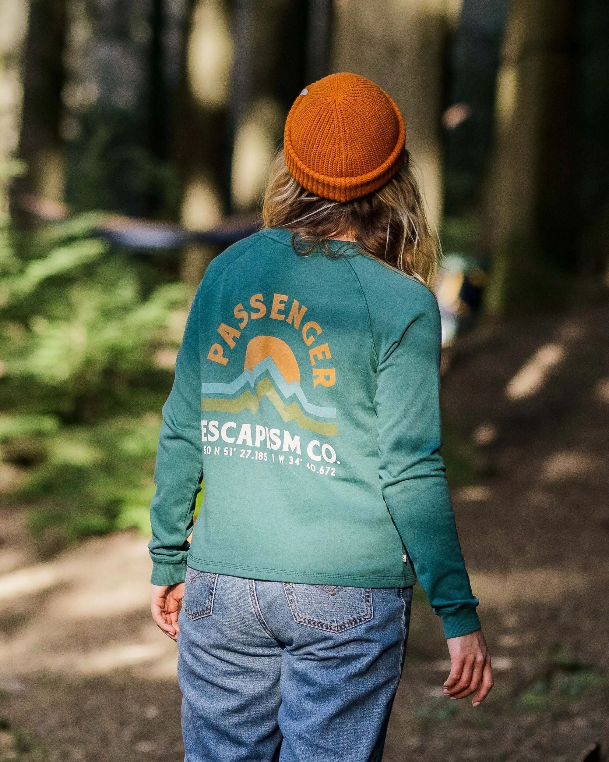 Breathe Recycled Cotton Sweatshirt - Mediterranean - Lifestyle