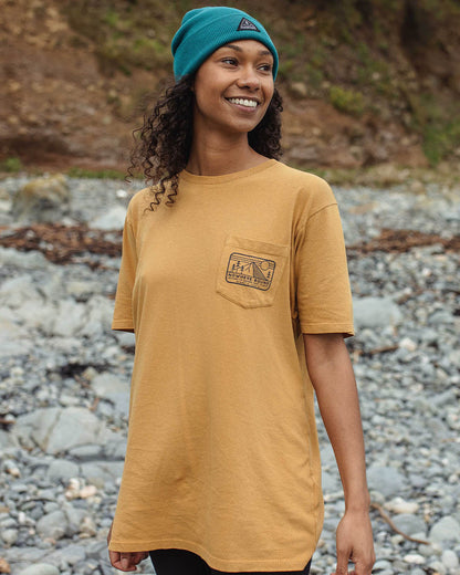 Nowhere Bound Pocket T-Shirt - Dusty Ochre