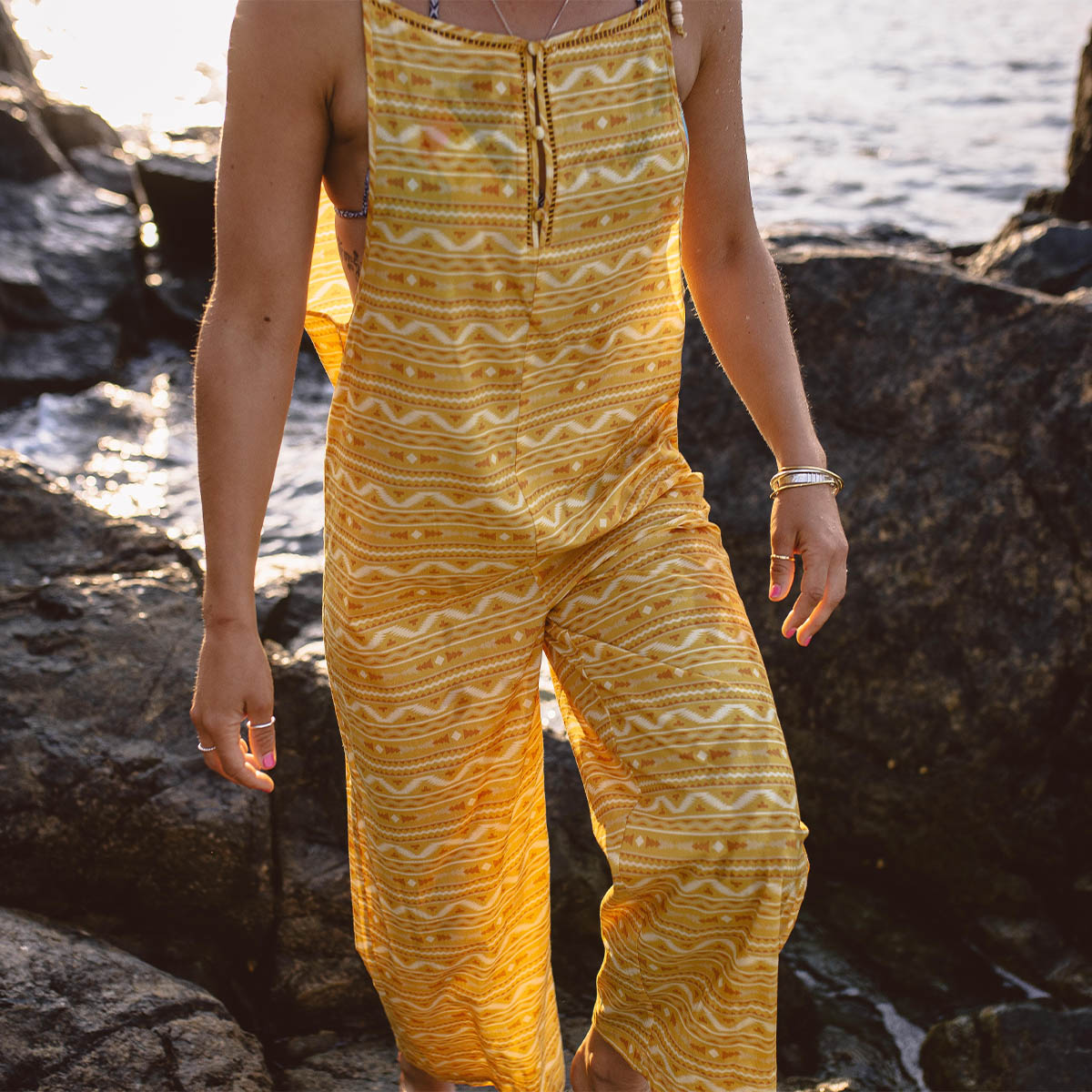 Spirit Jumpsuit - Ochre Yellow Sol