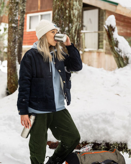 Peak Recycled Sherpa Beanie - Birch