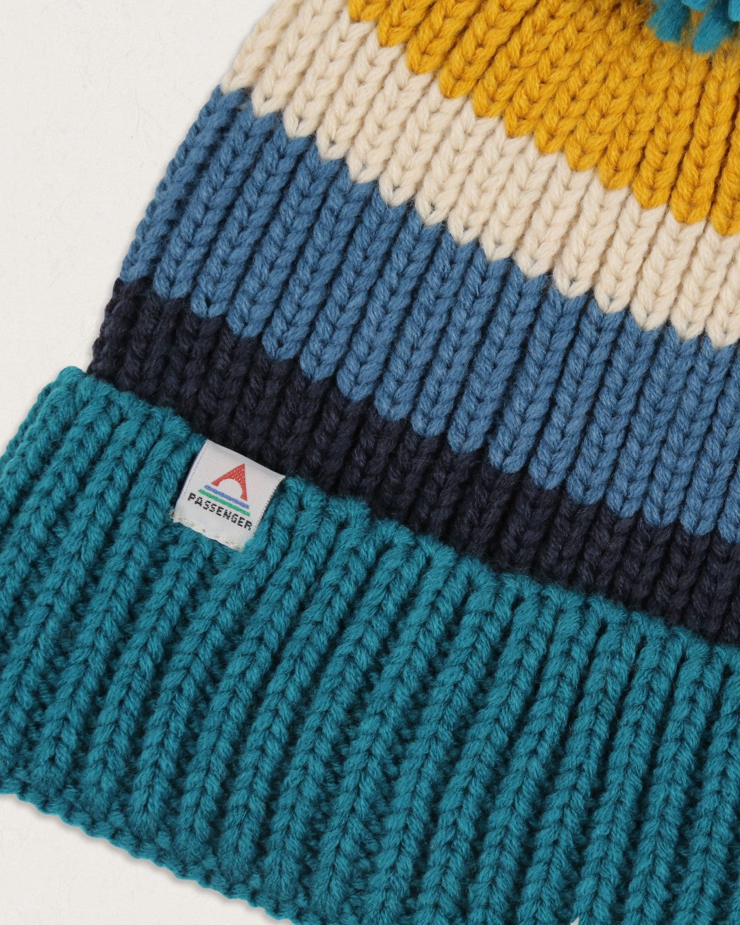 Summit Recycled Acrylic Bobble Hat - Blue Coral