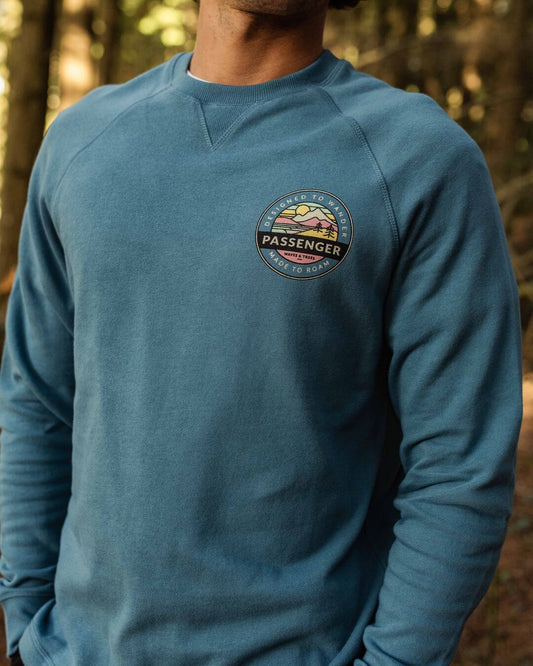 Odyssey Recycled Cotton Sweatshirt - Blue Steel