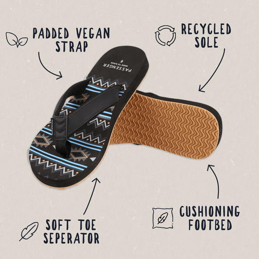 Lima Flip Flop - Black